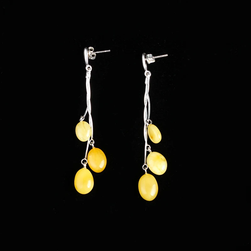 Женские серьги-подвески из серебра 925 пробы | Украшения и аксессуары