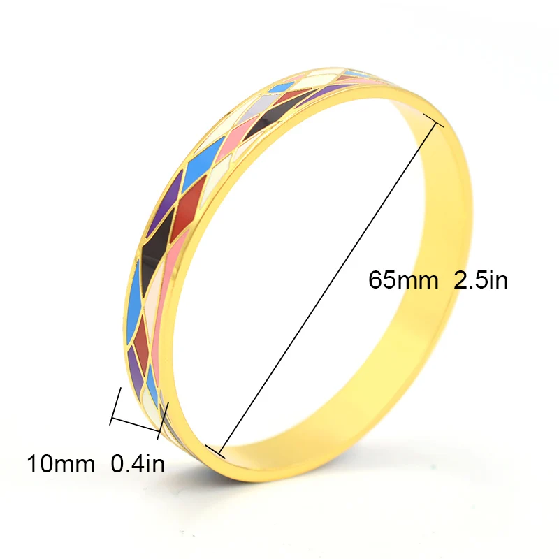 Солнечный ювелирный эмаль ювелирные изделия для женщин браслет из нержавеющей