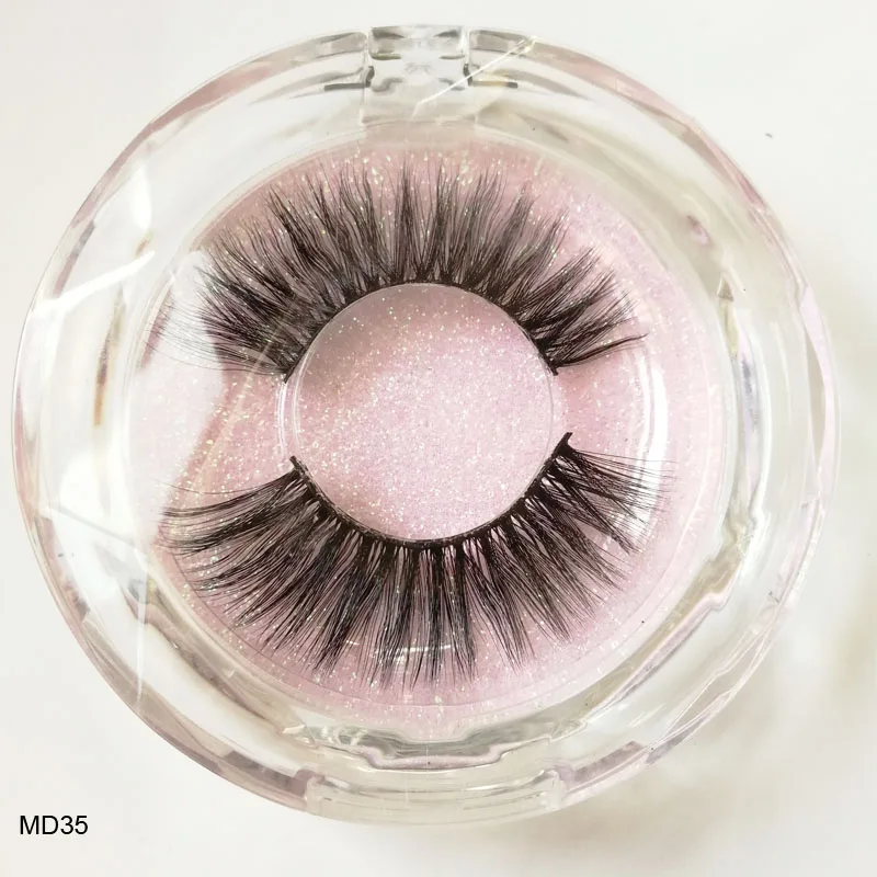 3d корейские ресницы Алмазная коробка 3D Привлекательные крылатые толстые длинные