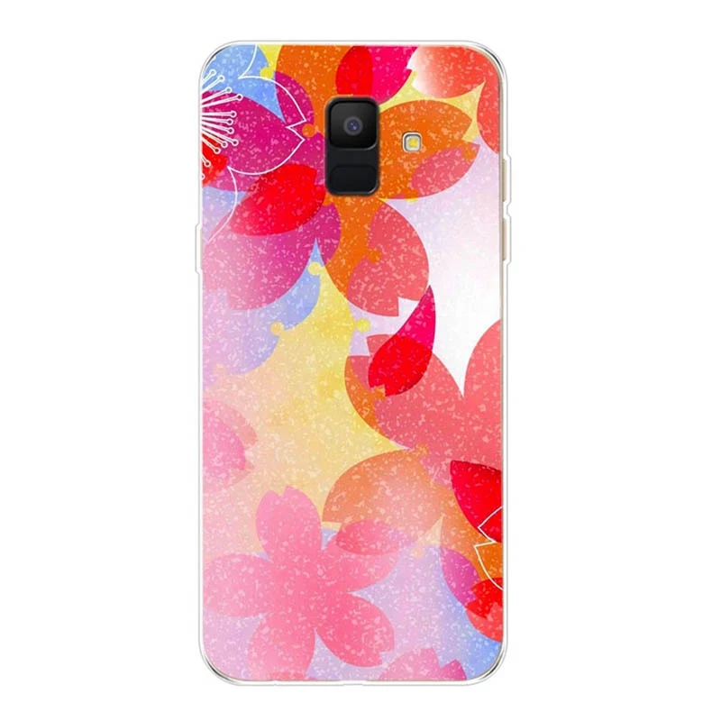 Прозрачный мягкий силиконовый чехол из ТПУ для Samsung Galaxy A600 A600F A6 2018 Чехлы E005 |