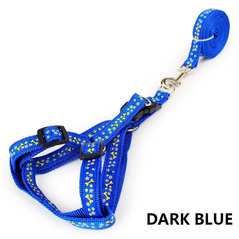 Dark Blue Поводок для собак ошейник для домашних животных для больших и маленьких собак товары для домашних животных поводки для домашних животных аксессуары для собак поводок для собак - Цвет: Dark Blue