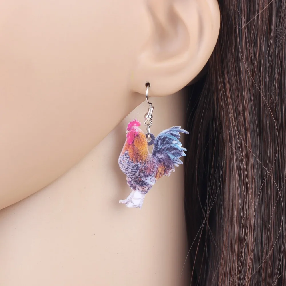 WEVENI оригинальные акриловые цветочные куриные петухи искусственные животные