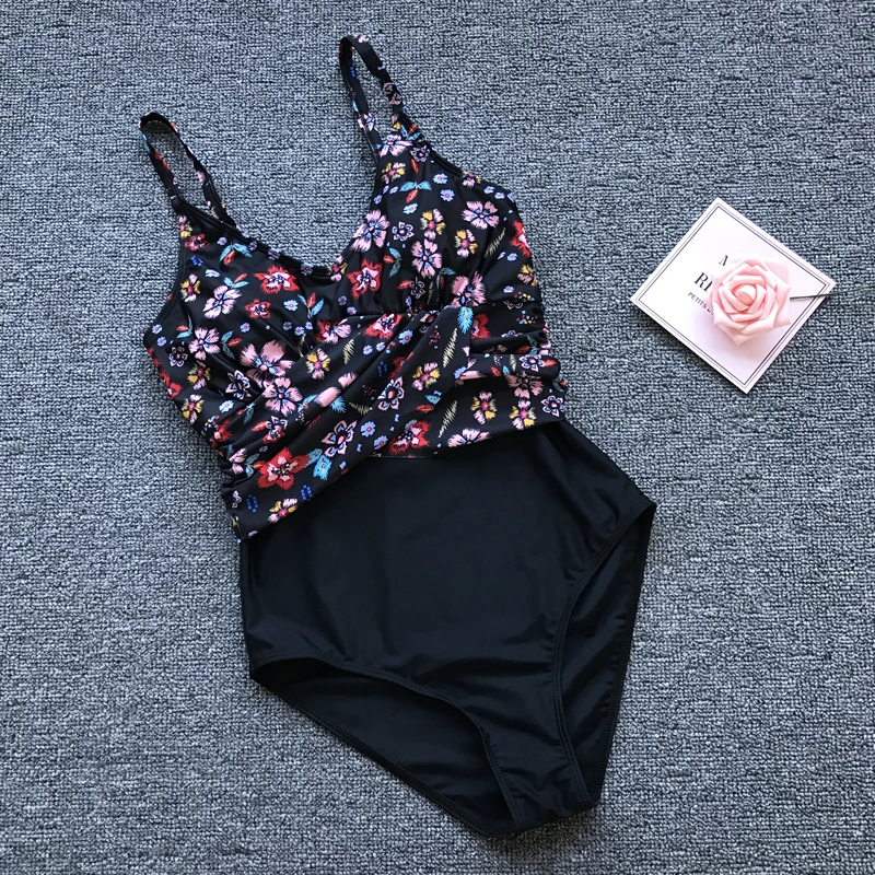 Женский купальный костюм с пуш-ап монокини большого размера для пляжа XL 2019 | Спорт