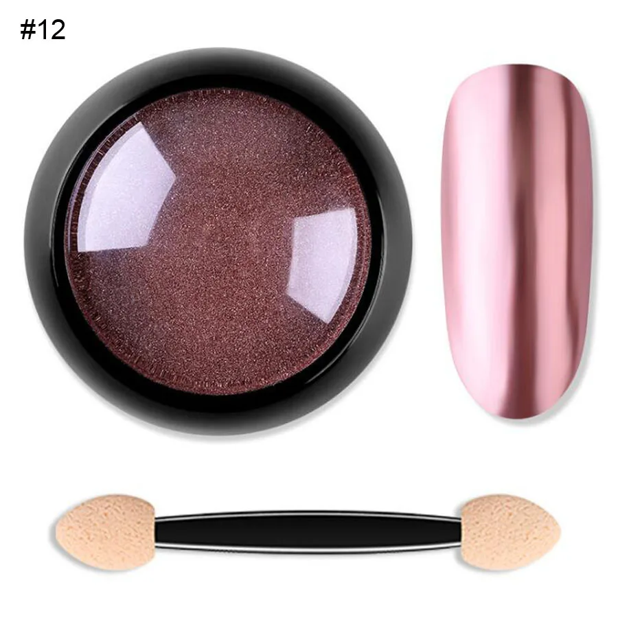 Light Pink Эффект зеркальных ногтей хром Аврора пудра Хамелеон пигмент для ногтей пыль голографический лак титановый порошок лазы волшебный ногтей хром - Цвет: Light Pink