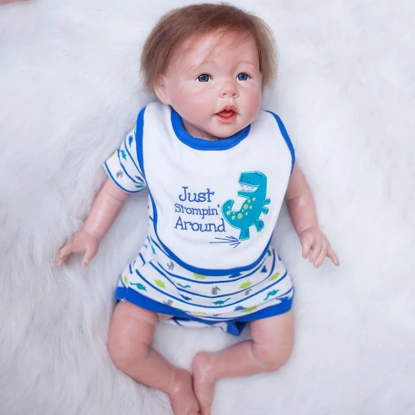 Кукла реборн Мягкая силиконовая Реалистичная виниловая игрушка для