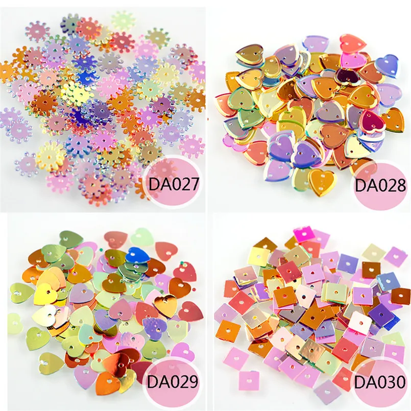 100 г/упак. многоцветный пайетки с блестками фитинги для бижутерии блёстки ручной