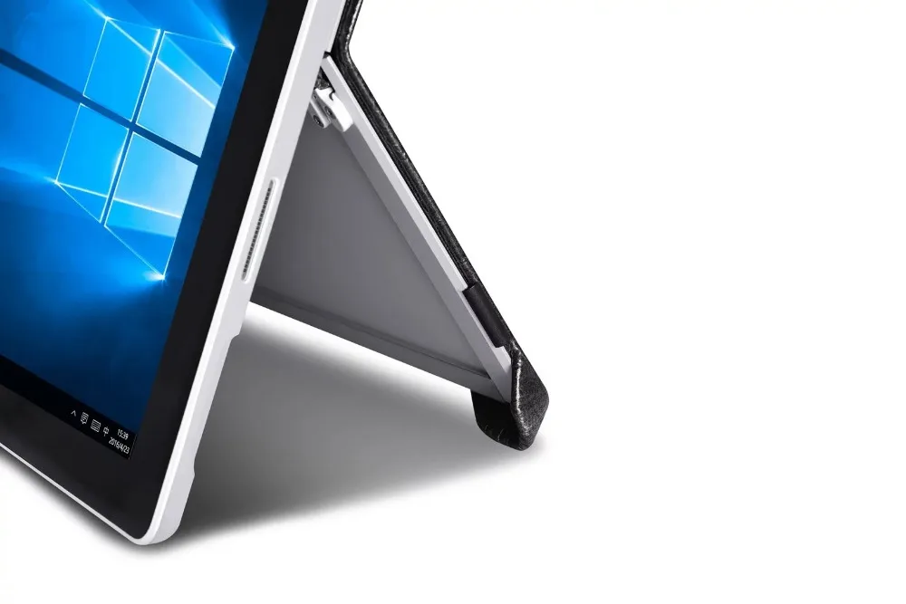 Пояса из натуральной кожи чехол для microsoft Surface Pro 4 12," Крокодил коровьей бизнес Стенд Smart Cover поверхности пакета(ов