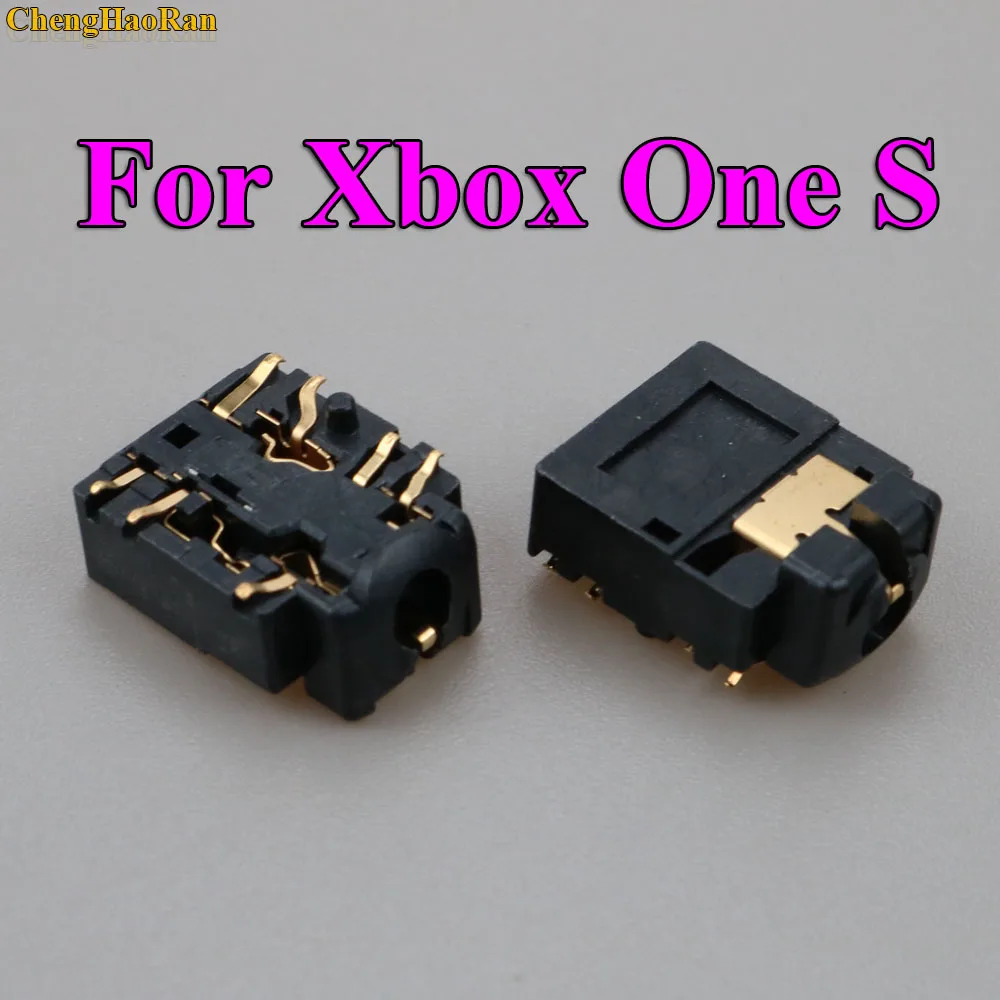 ChengHaoRan 2 шт. 5 разъем для наушников XBOX ONE S контроллер 3 мм гарнитуры Xbox one slim|Запасные