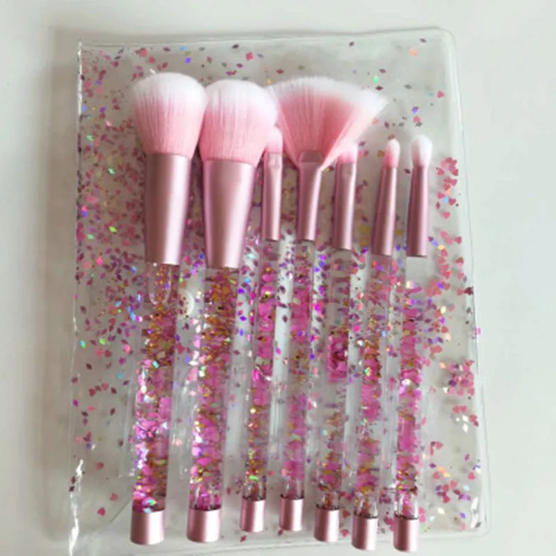 7 шт. стразы блестящие Кристальные кисти для макияжа наборы тональный крем тени