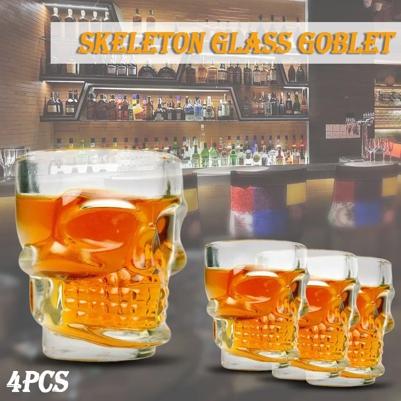 Набор хрустальных стеклянных чашек для водки 4 шт.|vodka cup|crystal glass cupglass cup |