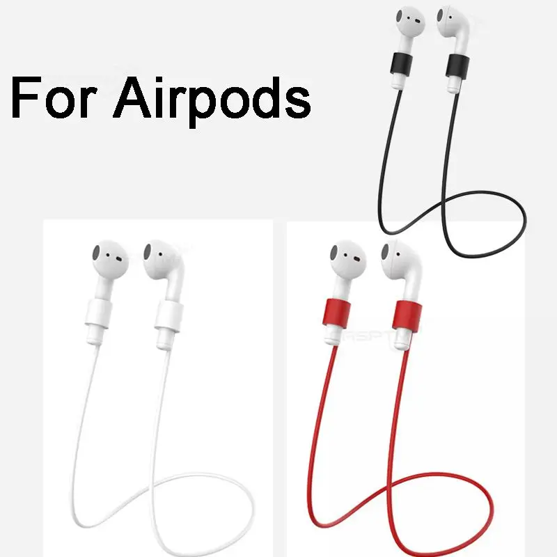 Анти потерянный силиконовый ремешок петля кабель Шнур для Apple Airpods 2 поколения для Airpods iPhone Xs Max аксессуары для наушников