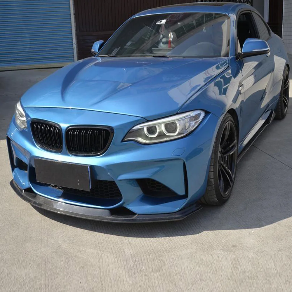 Сплиттер для передней и нижней губ из углеродного волокна F87 M2 BMW coupe 2016 2017