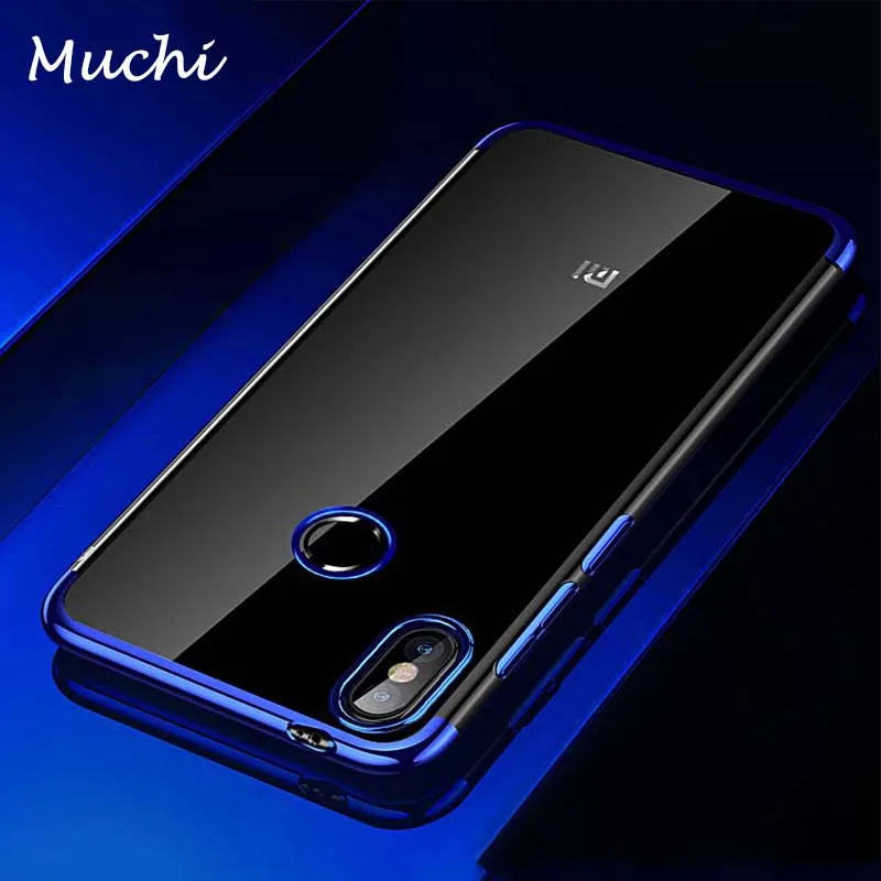 Чехол MUCHI для Xiaomi Redmi Note 6 Pro роскошный мягкий прозрачный чехол-накладка с