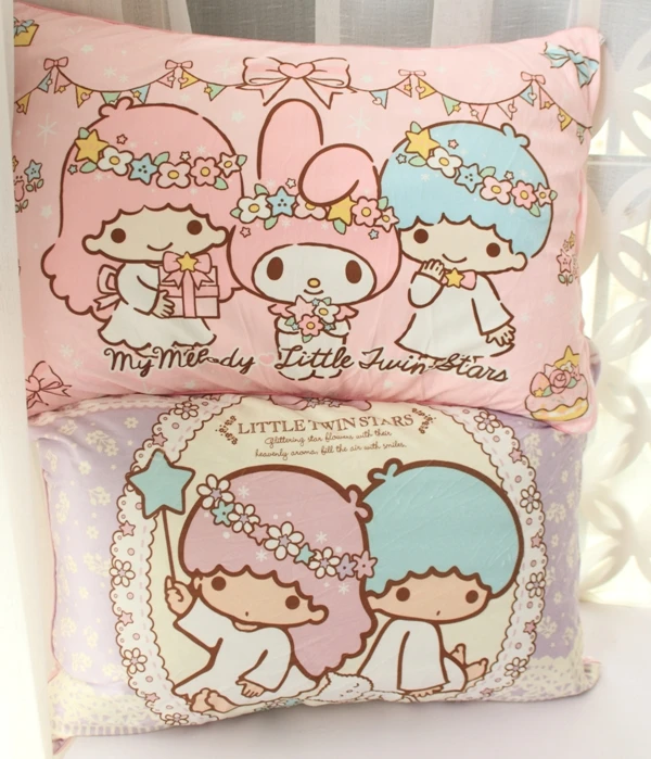 1 шт., 60 см, плюшевый чехол с рисунком из мультфильма «My Melody the twins star», один чехол для подушки, романтичный подарок для леди, игрушка для сна для девочки