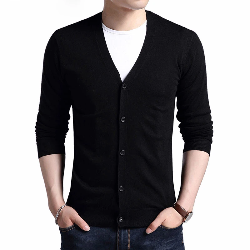 Мужской кардиган Осень зима 2019 мягкий теплый кашемировый шерстяной свитер