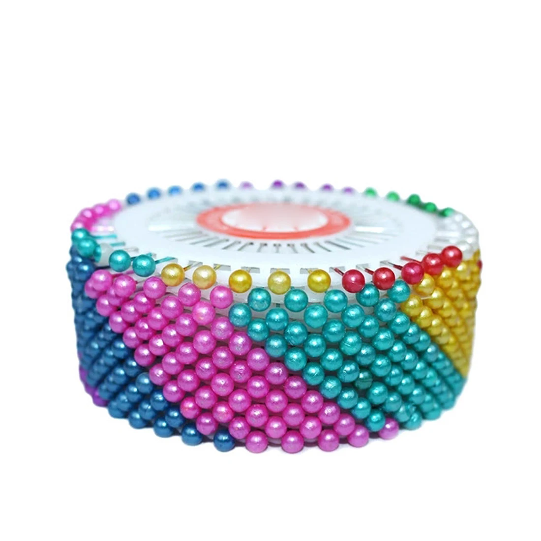 Multicolor 480pcs 480 шт жемчужная головная булавка Свадебное Ремесло платье лоскутное шитье прямые иглы булавки для шитья украшения вышивки - Цвет: Multicolor 480pcs