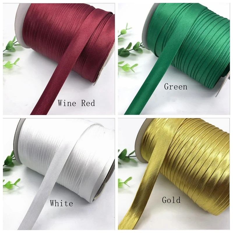 15 мм ширина атласная кромка Лента ткань Чонсам цвет одежды парча лента DIY Швейные
