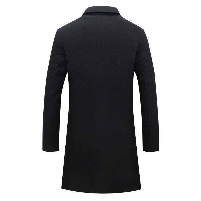 Новое Прибытие Зима Мужчины Полушерстяные Пальто Бренд Одежды Качества для