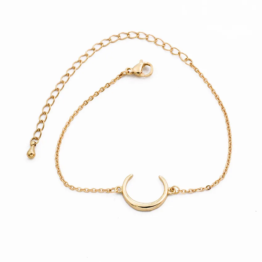 DCTVICT полумесяц Pulseras Mujer Moda 2018 Панк ювелирные изделия из нержавеющей стали