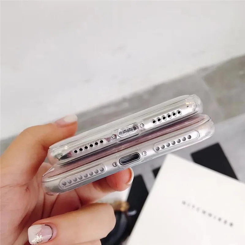 Красивый чехол для телефона с раковиной iphone X XR XS MAX 11 Pro Max 6S 6 7 8 Plus s Модный мягкий