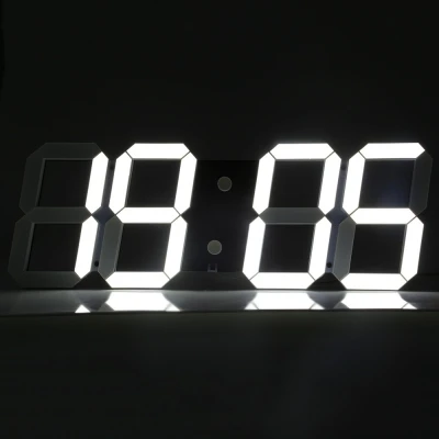 Многофункциональные большие светодиодные цифровые настенные часы с