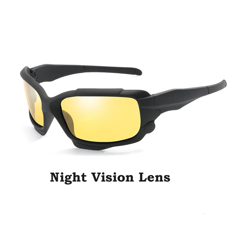 BlackNightVision Поляризационные солнцезащитные очки longkeader для мужчин и женщин, очки для рыбалки, унисекс, светильник, безопасные защитные очки, винтажные очки Gafas De Sol - Цвет линз: BlackNightVision