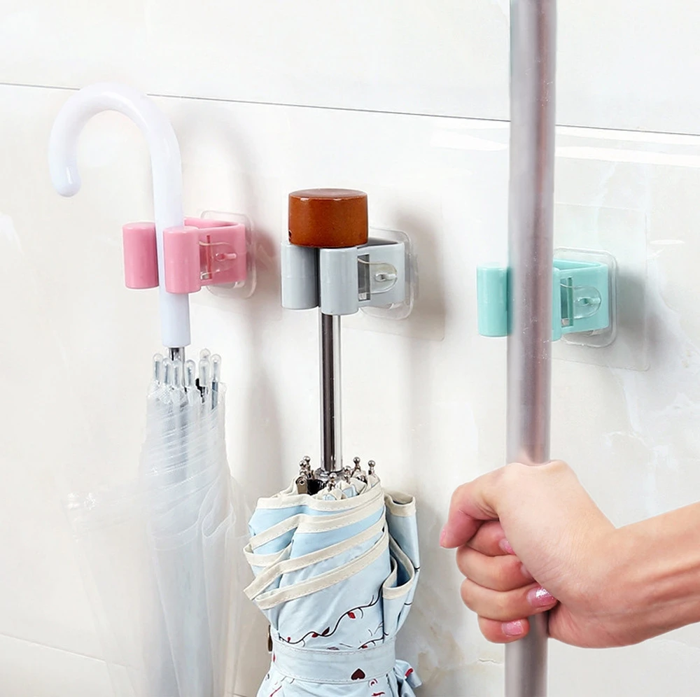 Настенный Швабра органайзер для зонтов держатель щетки веник Вешалка Стеллаж