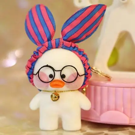 29 Новинка, Lalafanfan, милый брелок, Kawaii, кафе, Мими, желтая утка, фигурка, брелок, сумки, украшения, игрушки для детей - Цвет: 29