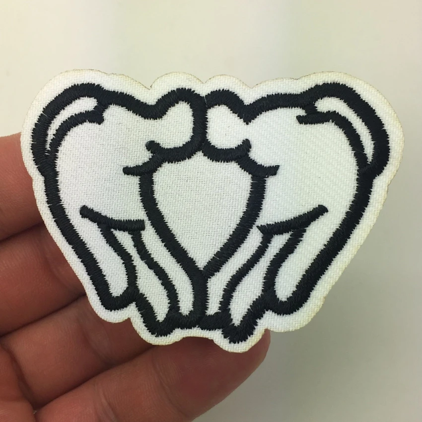 1 шт. наклейка с надписью LOVE HEART HAND|iron on patches|iron onpatch iron |