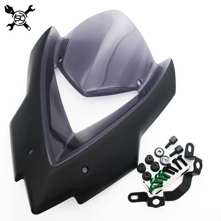 Козырёк ветрового стекла для мотоцикла Kawasaki Z1000 2014 2015 2016 2017 2018 2019|windshield windscreen|double