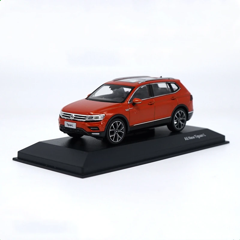 1/43 Volkswagen Tiguan L красный литой автомобиль Модель Коллекция игрушек