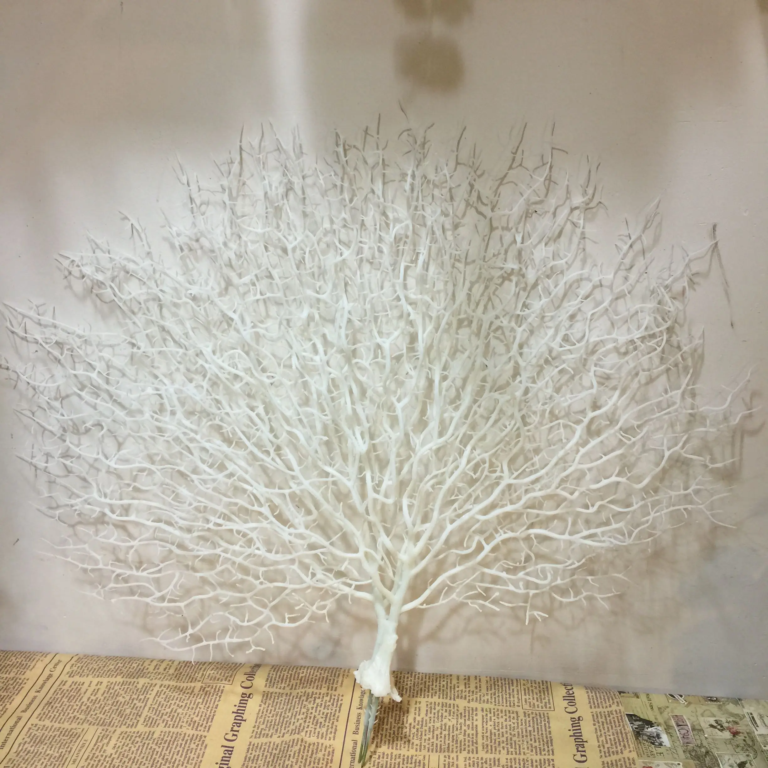 Искусственные белые павлиньи коралловые ветки дерева пластиковые искусственные