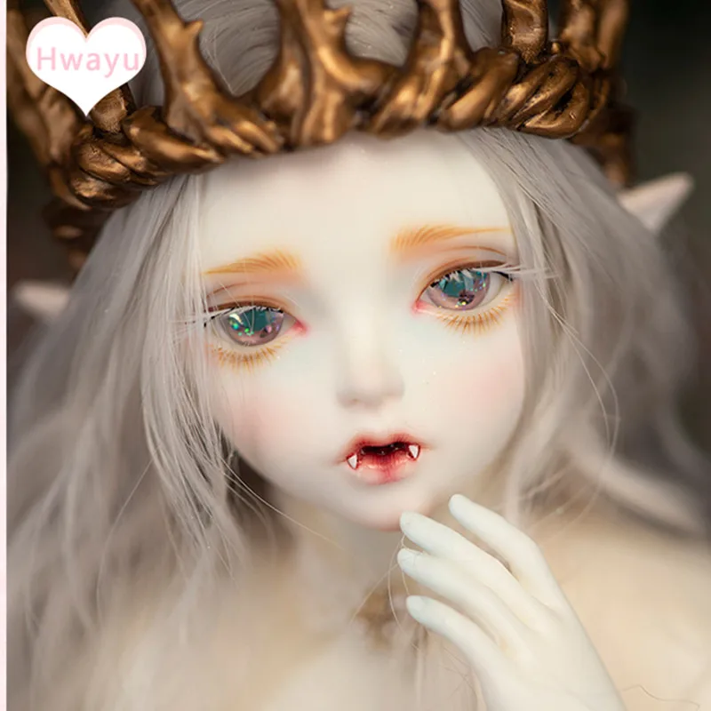 

Hand-delivery BJD doll SD baby 1/4 girl Hwayu Elf Joint doll Free eye
