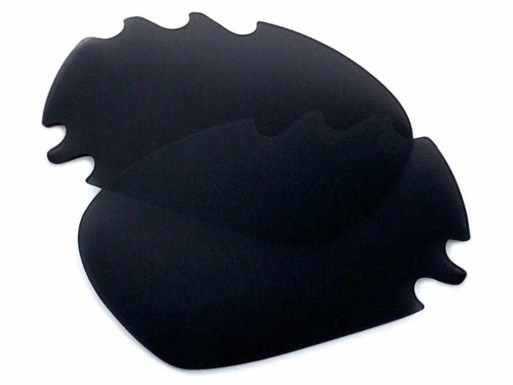 Черные поляризованные Сменные линзы для Oakley Racing Jacket вентилируемые