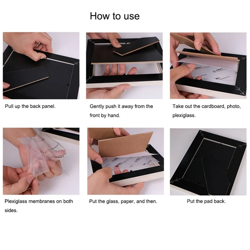 Деревянная многофункциональная фоторамка рамки для картин настенный подвесной