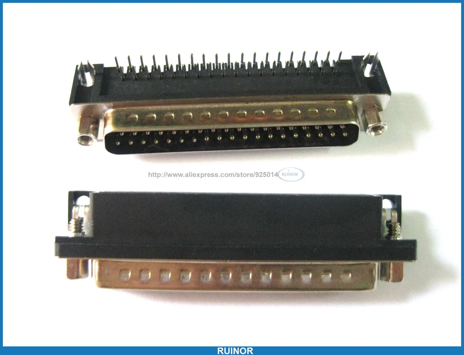 

12 Pcs D Sub 37 Pin Male Connector Right Angle 2 Rows New