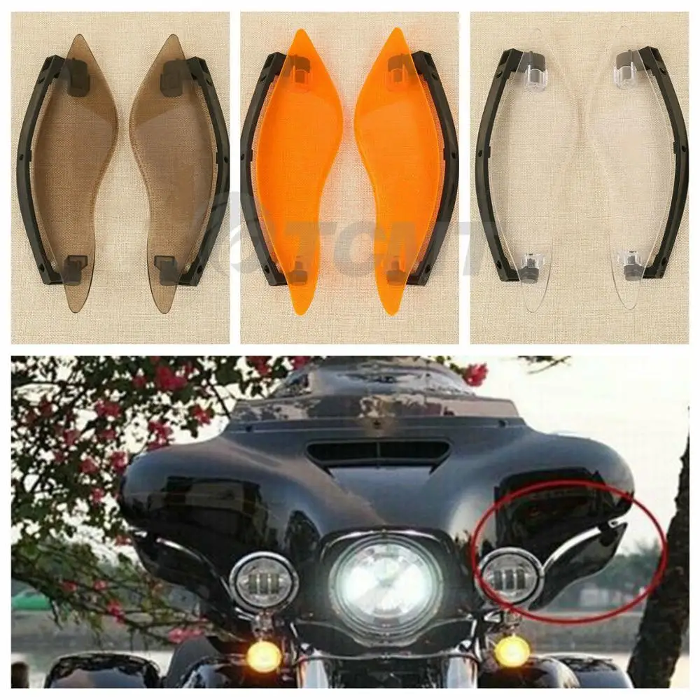 Мотоциклетный Регулируемый дефлектор воздуха на лобовое стекло для Harley Touring Electra