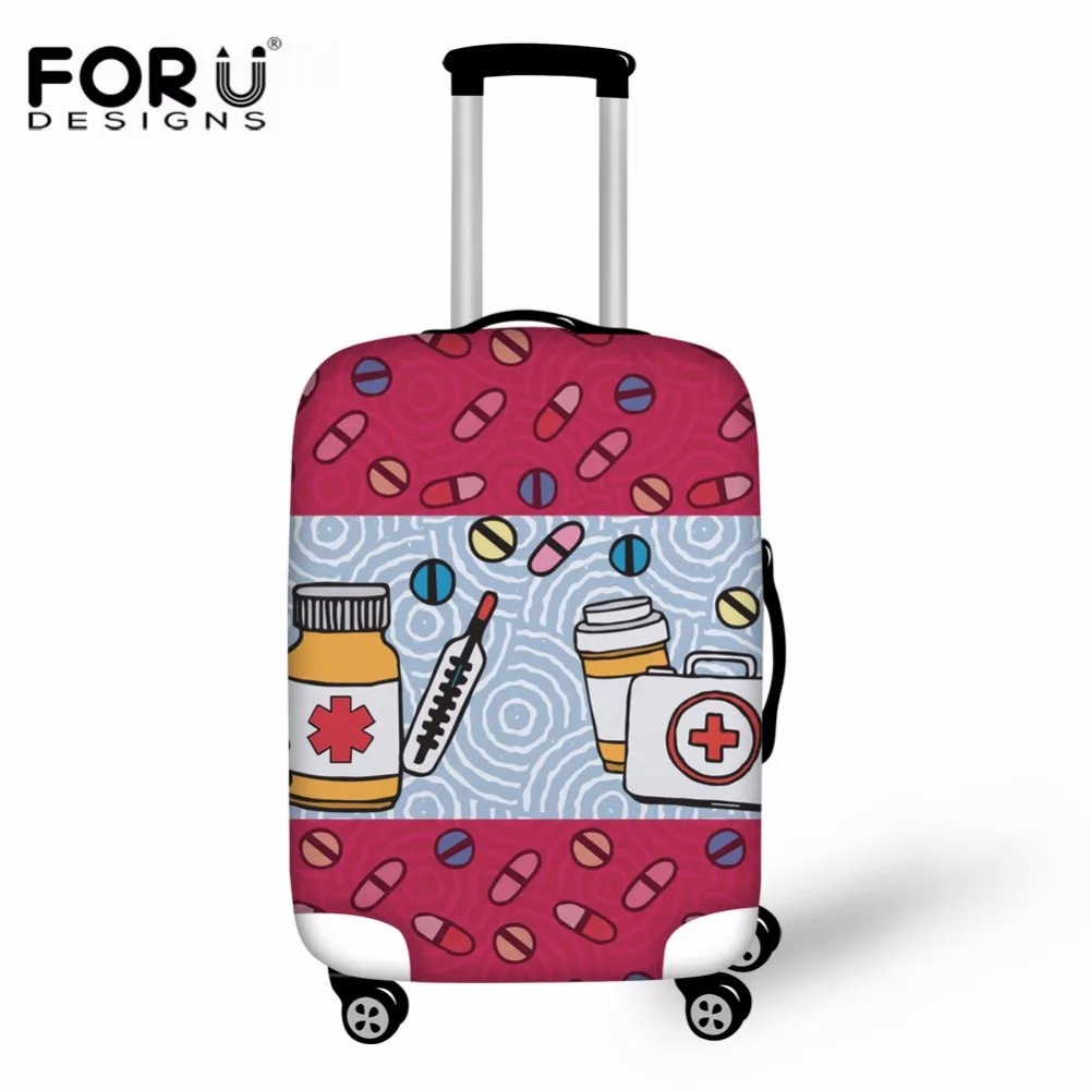 Защитный чехол для чемодана FORUDESIGNS от 18 до 30 дюймов эластичный пылезащитный