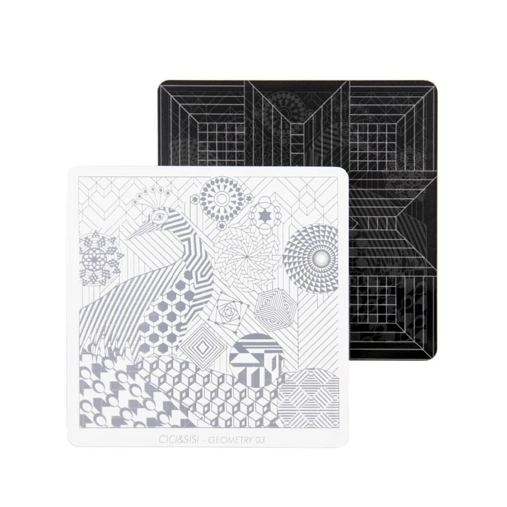 CICI & SISI штамп штамповка изображения пластина конад печать ногтей шаблон DIY для