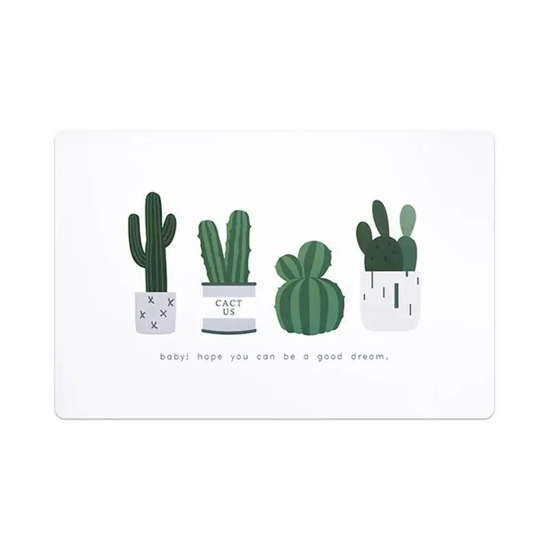 Waterproof Heat Insulation Oil Pads Flamingos Rectangle Placemat PP Dining Table Fashion Disc Bowl Pad Coasters | Дом и сад