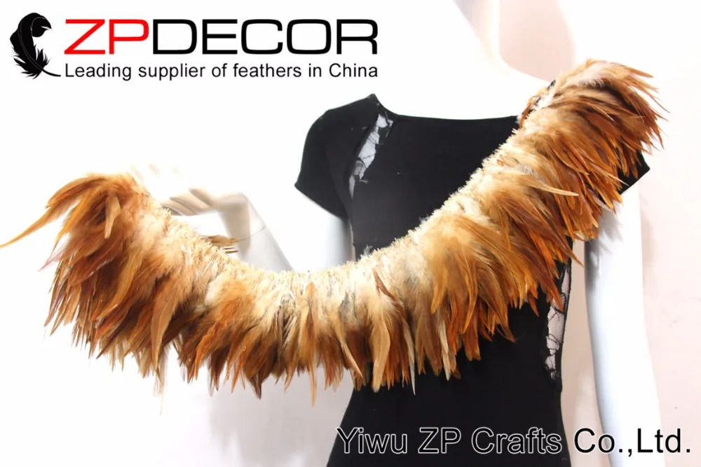 Новинка! ZPDECOR 700-800 шт 4-6 дюймов декольте Редкие сразу окрашенные коричневые