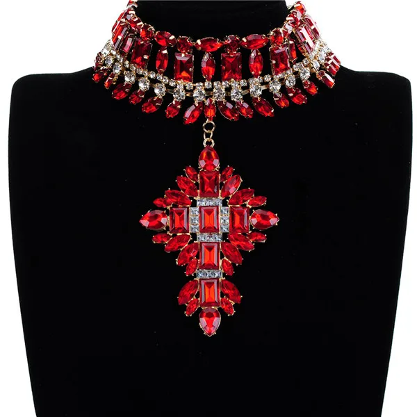 Модные украшения 6 цветов акриловая Хрустальная подвеска цепочка из сплава ожерелье для женщин эффектное колье Свадебная вечеринка ожерелья Колье - Окраска металла: N0011798