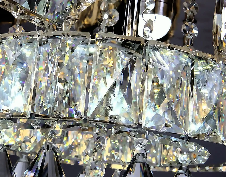 

Luxury Round Crystal LED Ceiling Lights Romantic Art Crystal Home and Commercial Lighting Ceiling lamps 110-240V