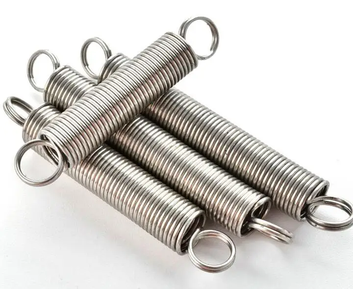 

2pcs 1.2mm wire diametetr 9mm outside diameter stainless steel extension springs pulled small tension spring 30mm-60mm length