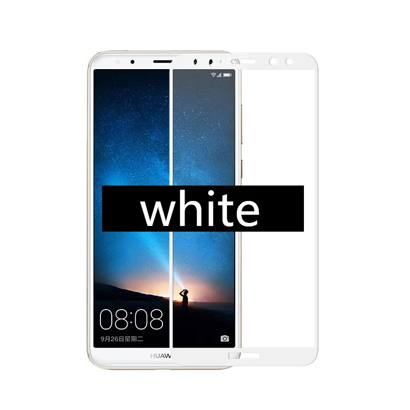 Полное покрытие закаленное Стекло для huawei Коврики 10 lite/Nove 2i Экран Защитная пленка
