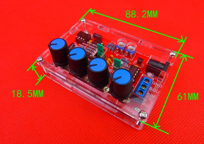 ICL8038 5 Гц~ 400 кГц функция генератор сигналов DIY Kit синусоидальный треугольник квадратной пилообразной волны выход