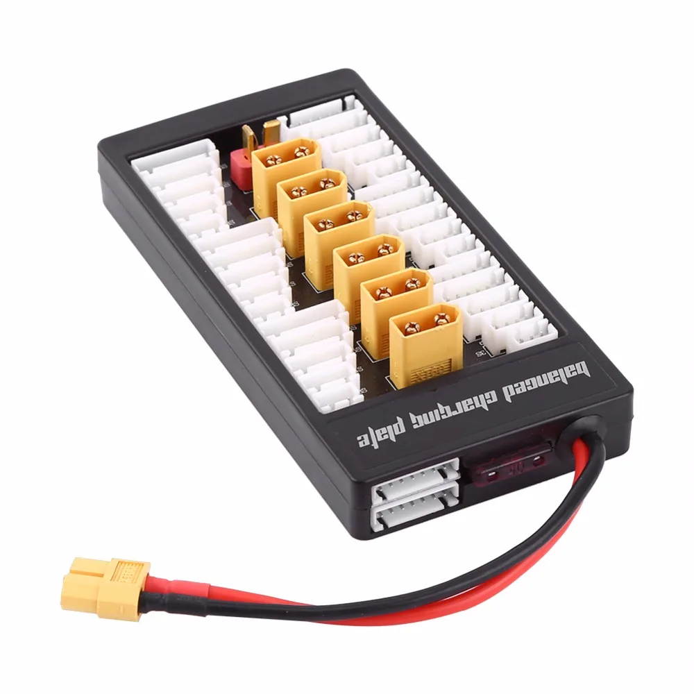 Multi 2S 6S Lipo параллельная сбалансированная зарядная плата XT60 штепсельная вилка для