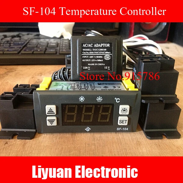 Регулятор температуры с цифровым дисплеем термостат SF-104 электронный регулятор