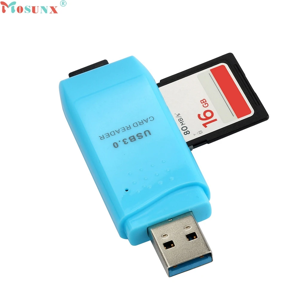 Mosunx Заводская цена мини 5 Гбит/с Супер Скоростной USB 3 0 Micro SD/SDXC TF кардридер адаптер