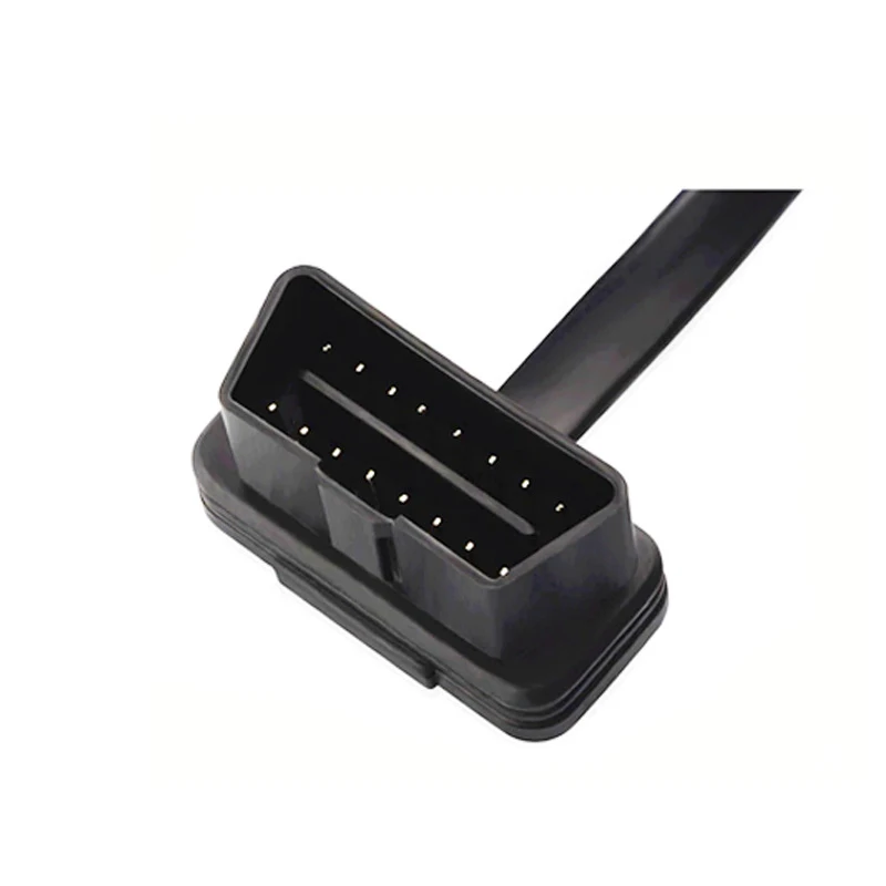 Диагностический кабель ELM327 плоский тонкий кабель-лапша OBD2 OBDII OBD 16 контактов 0 6 м 1